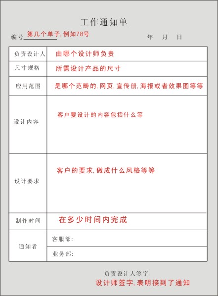 国内广告业务平面设计工作指南及工作单模板